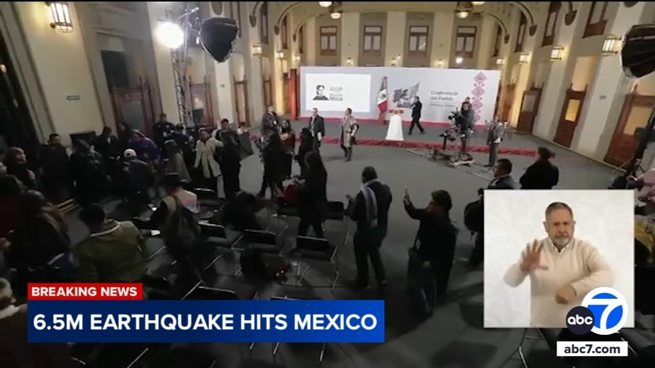 6.5 magnitude earthquake hits southern, central Mexico