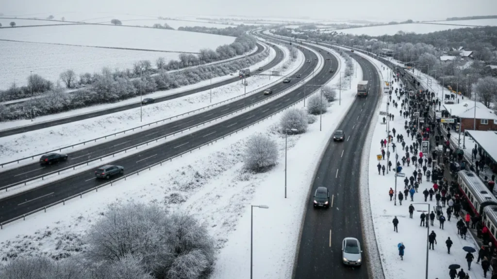 UK Snow and Ice Warnings Trigger Travel Disruption